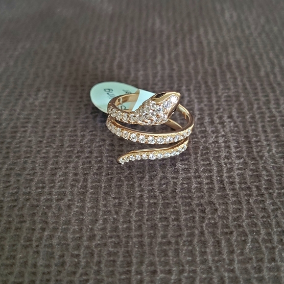 bleu💙 sage Gold💛 Serpent🐍 Ring💍 - NWT - Picture 13 of 16